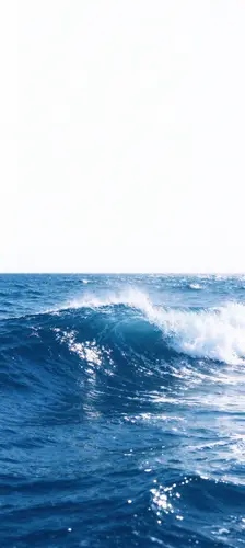 1360x3040 Mobile Wallpaper - 深蓝海浪波光粼粼手机壁纸