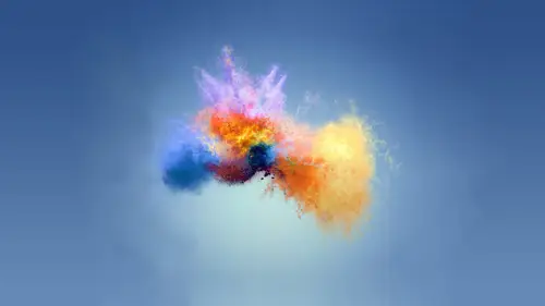 3840x2160 Desktop 视觉艺术 Wallpaper - 炫彩粉尘爆炸艺术壁纸