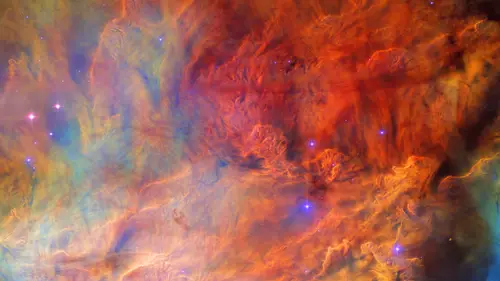 3840x2160 Desktop Wallpaper - 礁湖星云星际尘埃4K电脑壁纸