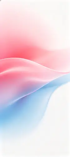1440x3200 Mobile Wallpaper - 粉蓝渐变波浪纹理手机壁纸