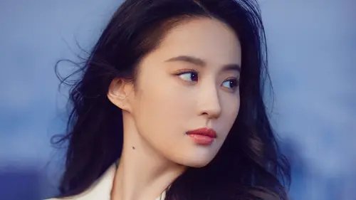 1920x1080 Desktop Wallpaper - Liu Yifei Blue-Tinted Side Portrait Wallpaper