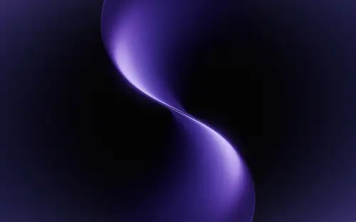 5120x3200 Desktop 视觉艺术 Wallpaper - 暗紫弧形光影抽象电脑壁纸 4K