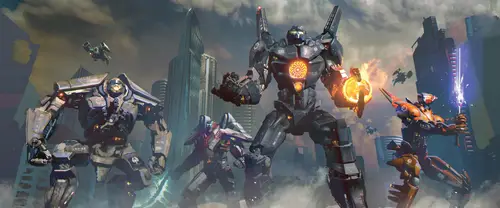 3840x1600 Ultrawide Wallpaper - 巨型机甲战队废土城市超宽屏壁纸