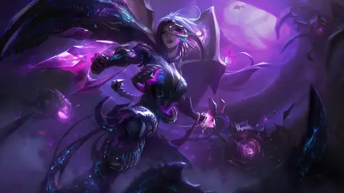 7680x4320 Desktop Wallpaper - League of Legends Kaisa Void Battle 8K Desktop Wallpaper