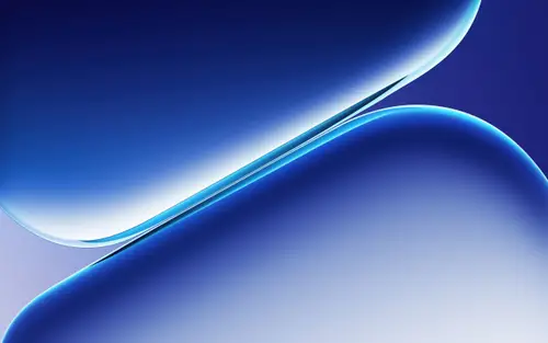 5120x3200 Desktop Wallpaper - 蓝色3D透明气泡抽象艺术4K电脑壁纸