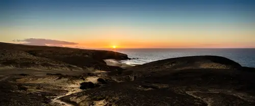 3840x1600 Ultrawide Wallpaper - 海边日落海岸线超宽屏壁纸