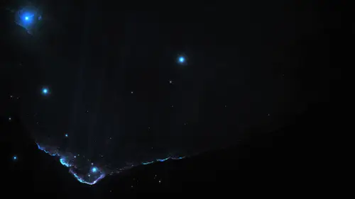 7680x4320 Desktop Wallpaper - Deep Blue Nebula 8K Desktop Wallpaper