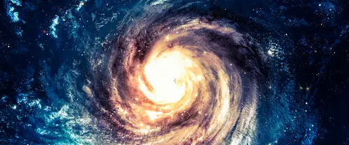 3840x1600 Ultrawide Wallpaper - 深空螺旋星系超宽屏壁纸