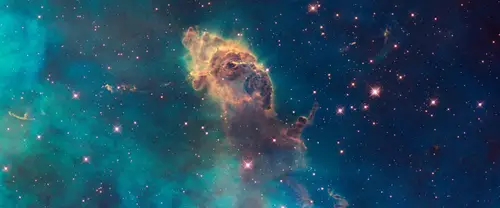 3840x1600 Ultrawide Wallpaper - 浩瀚宇宙星云超宽屏壁纸