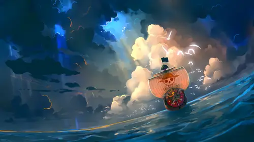 7680x4320 Desktop Wallpaper - 航海王万里阳光号云海8K电脑壁纸
