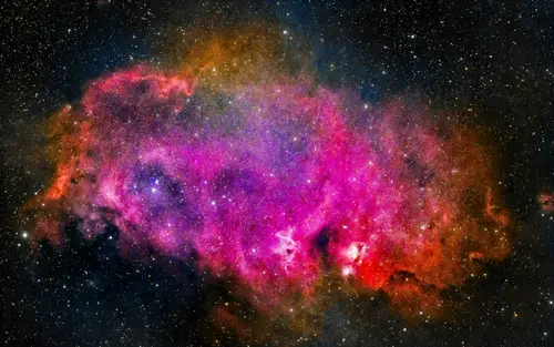 5120x3200 Desktop 自然风景 Wallpaper - 紫色星云宇宙星空4K电脑壁纸