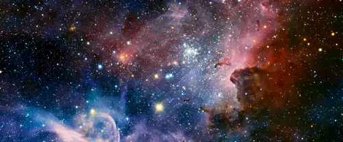 3840x1600 Ultrawide Wallpaper - 深空星云与璀璨群星超宽屏壁纸