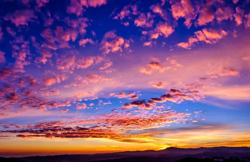 5118x3324 Desktop 自然风景 Wallpaper - 梦幻紫粉色夕阳云霞